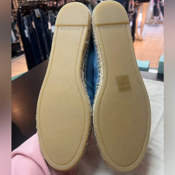 TORY BURCH DOUBLE T ESPADRILLE Size 8. New With Dust bag No Box. - Picture 6 of 8